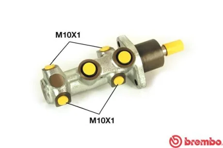 Головний гальмівний циліндр (20,64мм) FIAT PANDA, PANDA/HATCHBACK 1.1-1.4CNG 09.03- BREMBO M23051