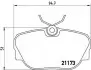 Комплект гальмівних колодок передн, BMW 3 (E30), Z1 1.6-2.7 09.82-06.94 BREMBO (P06010) зображення 1
