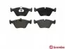 Комплект гальмівних колодок передн, BMW 5 (E34), 5 (E39) 2.0-3.5 03.90-05.04 BREMBO (P06 022) зображення 1