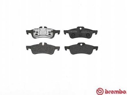 Тормозные колодки дисковые BREMBO P06032