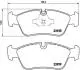 Колодки тормозные (передние) BMW 1 (E87)/ 3 (E90) 04-11 BREMBO (P06035X) изображение 2