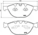 Фото Комплект гальмівних колодок передн, BMW 5 (E60), 5 (E61), 6 (E63), 6 (E64), 7 (E65, E66, E67) ROLLS-ROYCE PHANTOM VII, PHANTOM VII DROPHEAD 3.0D-6.75 01.03-07.17 BREMBO (P06047) зображення 1
