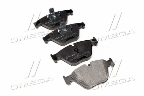 Колодки тормозные дисковые передние, комплект BREMBO P06054