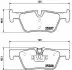 Тормозные колодки, тюнинг BREMBO (P06071X) изображение 2