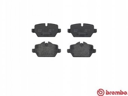 Тормозные колодки дисковые BREMBO P06 080 (фото 1)