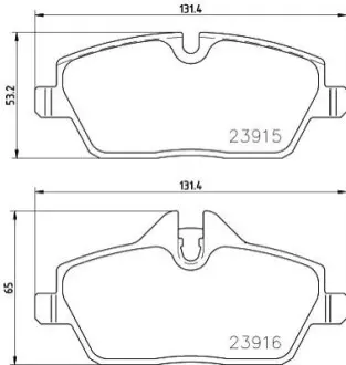 Автозапчасть BREMBO P06091E