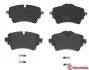 Тормозные колодки дисковые BREMBO (P06092) изображение 1