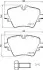Тормозные колодки дисковые BREMBO (P06093) изображение 2