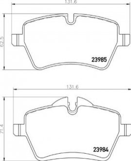 Автозапчасть BREMBO P06104