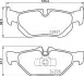Комплект гальмівних колодок задн, BMW 1 (E81), 1 (E87), 1 (E88) 2.0/3.0 09.06-12.13 BREMBO (P06105) зображення 1