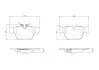 Klocki ham. ty BMW 1 (F40) 07/19-> / BMW 2 Gran Coupe (F44) 11/19-> / BMW X BREMBO (P06117) изображение 1