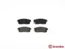 Комплект гальмівних колодок задн, INFINITI I35 NISSAN AVENIR, CEFIRO III, MAXIMA / MAXIMA QX V, PRIMERA, SENTRA V SUZUKI IGNIS I, IGNIS II 1.3-3.5 09.96 BREMBO (P10005) зображення 1