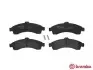 Тормозные колодки, дисковый тормоз.) BREMBO (P10009) изображение 1