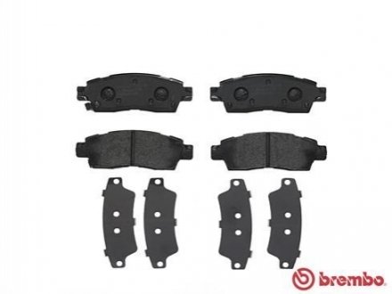 Тормозные колодки, дисковый тормоз.) BREMBO P10010