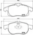 Комплект гальмівних колодок передн, CHEVROLET VECTRA OPEL ASTRA H, ASTRA H GTC, SIGNUM, VECTRA C, VECTRA C GTS, ZAFIRA B SAAB 9-3, 9-3X 1.6-3.2 03.99-02.15 BREMBO (P10 011) зображення 1