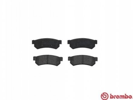 Колодки тормозные дисковые, к-кт. BREMBO P10053 (фото 1)