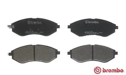 Комплект гальмівних колодок передн, CHEVROLET AVEO / KALOS DAEWOO KALOS 1.2-1.6 09.02 BREMBO P10057