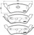 Тормозные колодки, дисковый тормоз.) BREMBO (P11014) изображение 1