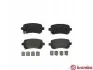 Комплект гальмівних колодок задн, CHRYSLER GRAND VOYAGER V, TOWN & COUNTRY, VOYAGER V DODGE GRAND, JOURNEY FIAT FREEMONT VW ROUTAN 2.0D-4.0 06.07 BREMBO (P11021) зображення 1