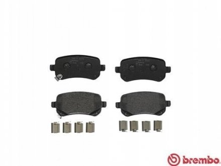 Тормозные колодки, дисковый тормоз.) BREMBO P11021 (фото 1)