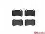 Комплект гальмівних колодок задн, CADILLAC CTS CHEVROLET CAMARO CHRYSLER 300C DODGE CHALLENGER, CHARGER, MAGNUM JEEP GRAND CHEROKEE, GRAND CHEROKEE III, GRAND CHEROKEE IV 2.0-Electric 09.04 BREMBO (P11 024) зображення 1