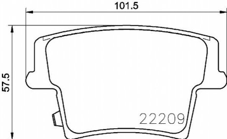 Колодки гальмівні, дискові BREMBO P11040 (фото 1)