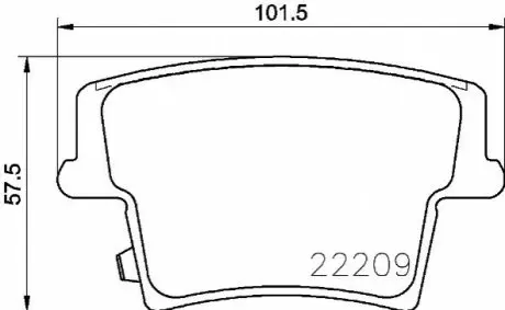 Колодки тормозные, дисковые BREMBO P11040