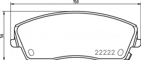 Автозапчастина BREMBO P11041 (фото 1)