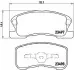 Тормозные колодки, дисковый тормоз.) BREMBO (P16008) изображение 1