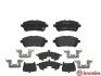 Тормозные колодки дисковые BREMBO (P16013) изображение 1