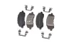 Комплект гальмівних колодок передн, CHRYSLER 200, SEBRING DODGE AVENGER, CALIBER JEEP COMPASS, PATRIOT MITSUBISHI ASX, ECLIPSE III, ECLIPSE IV, GALANT IX, GALANT VIII, GRANDIS 1.3-3.8 09.96 BREMBO (P18001) зображення 1
