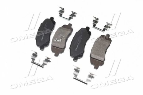 Тормозные колодки дисковые - P18 001 (68020494AB, 68020494AA, 5191244AA) BREMBO P18001