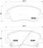 Автозапчасть BREMBO (P18025X) изображение 1