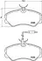 Комплект гальмівних колодок передн, CITROEN C25 FIAT DUCATO PEUGEOT J5 1.8-2.5D 09.81-05.94 BREMBO (P23023) зображення 1