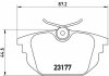 Гальмівні колодки, дискове гальмо (набір) BREMBO P23026 (фото 1)