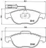Комплект гальмівних колодок передн, ALFA ROMEO 147, 156 FIAT PUNTO LANCIA LYBRA 1.2-2.4D 02.97-03.10 BREMBO (P23075) зображення 1