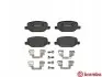 Тормозные колодки, дисковый тормоз.) BREMBO (P23089) изображение 1