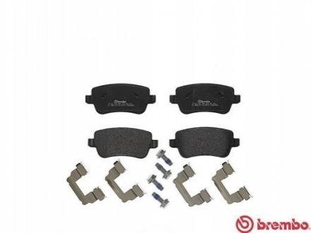 Тормозные колодки, дисковый тормоз.) BREMBO P23102 (фото 1)