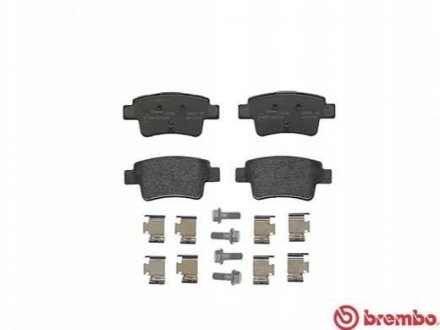 Тормозные колодки, дисковый тормоз.) BREMBO P23104