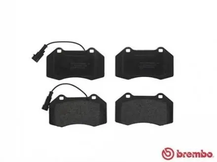 Комплект гальмівних колодок передн, ABARTH 500 / 595 / 695, 500C / 595C / 695C, PUNTO, PUNTO EVO ALFA ROMEO 4C, 4C SPIDER, MITO, STELVIO 1.4/1.8/2.9 07.08 BREMBO P23139