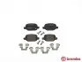 Комплект гальмівних колодок задн, FIAT 500, 500 C, 500X, PANDA 0.9-1.4LPG 10.07 BREMBO (P23 151) зображення 1