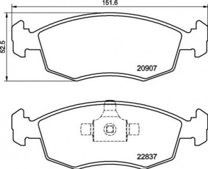 Автозапчастина BREMBO P23192 (фото 1)