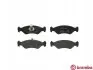 Тормозные колодки, дисковый тормоз.) BREMBO (P24028) изображение 1