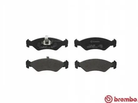 Комплект гальмівних колодок передн (із замком), FORD FIESTA, FIESTA III, KA 1.0-1.8D 03.89 BREMBO P24028