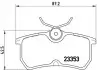 Тормозные колодки, дисковый тормоз.) BREMBO (P24047) изображение 1
