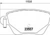 Гальмівні колодки, дискове гальмо (набір) - BREMBO P24059 (1121895, 1130120, 1152316)