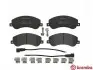 Комплект гальмівних колодок передн, FORD TRANSIT, TRANSIT TOURNEO 2.2D-3.2D 04.06-12.14 BREMBO (P24064) зображення 1