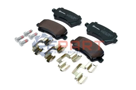 Колодки гальмівні (задні) Ford Galaxy/S-Max 06-15/Volvo S60/S80/V60/V70/XC60/XC70 08-/Land Rover 11 BREMBO P24078 Купити в Україні