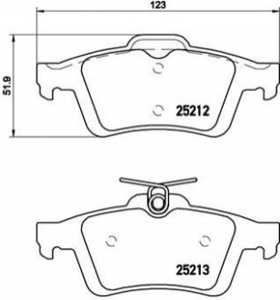 Автозапчастина BREMBO P24148X