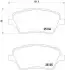 Тормозные колодки B-MAX FIESTA 08- BREMBO (P24151) изображение 1
